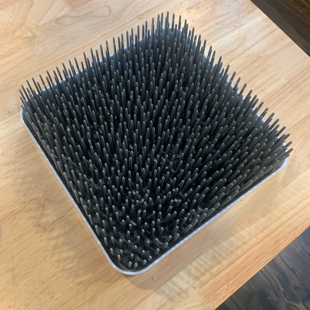 Gray Square BOON GRASS bottle and accessories Drying Mat